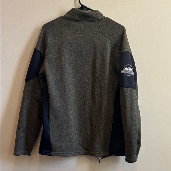 Spyder Men's Charcoal and Black Performance Jacket - Picture 6 of 6